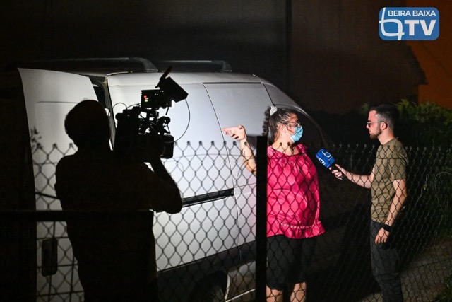 Emergency vehicles at the scene